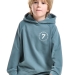 Худи для мальчиков Mini Maxi, модель 7996, цвет серый/зеленый