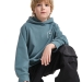Худи для мальчиков Mini Maxi, модель 7996, цвет серый/зеленый