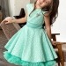 Платье для девочки праздничное БУШОН ST36, цвет бирюзовый