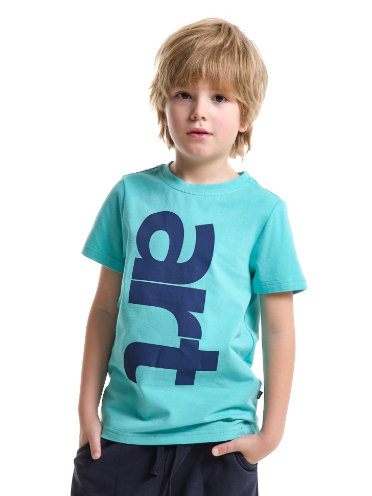 Футболка для мальчиков Mini Maxi, модель 4509, цвет бирюзовый - Футболки для мальчиков