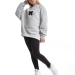Свитшот для девочек Mini Maxi, модель 8604, цвет серый/меланж