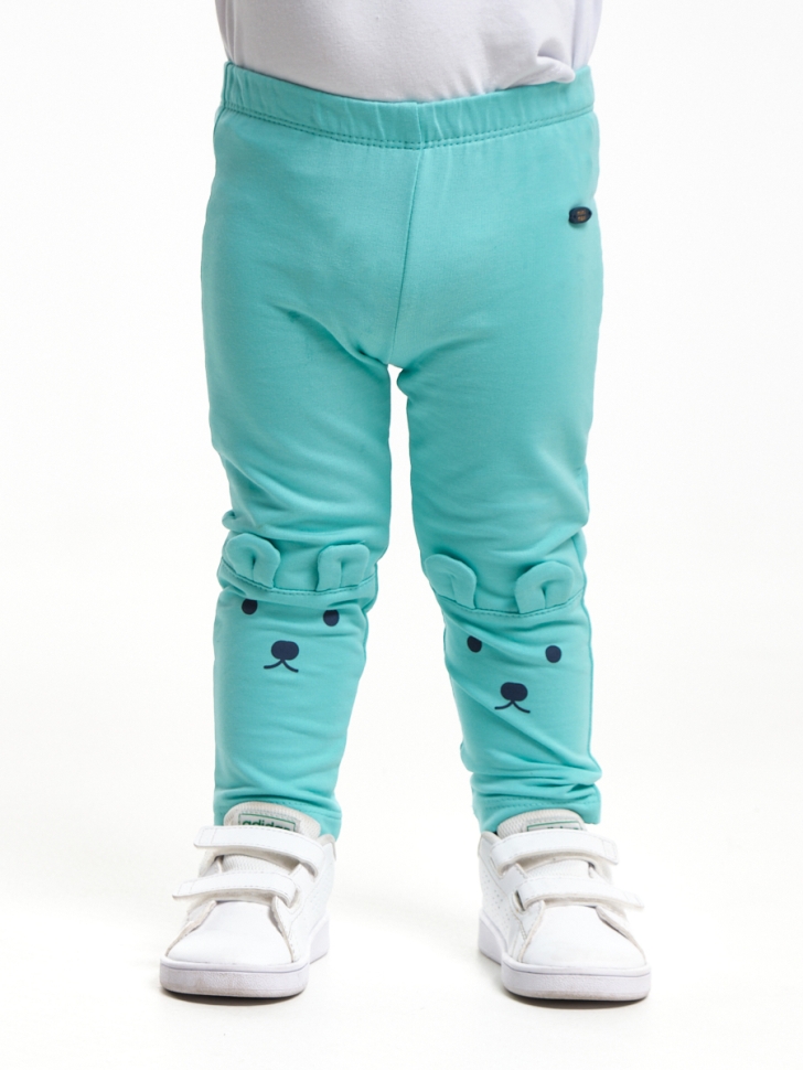 Бриджи для девочек Mini Maxi, модель 23331, цвет бирюзовый - Легинсы / лосины