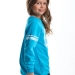 Свитшот для девочек Mini Maxi, модель 0565, цвет бирюзовый