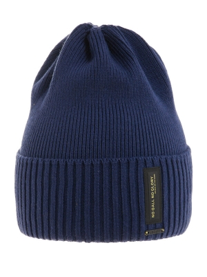 Шапка для мальчика Болельщик, Миалт темно-синий, весна-осень