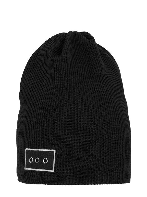 Шапка для мальчика Максимум, Миалт черный, весна-осень - Шапки весна-осень