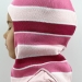 Шапка-шлем зима, скб св.розовый+брусника+яр.розовый