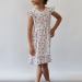 Платье для девочки вискоза БУШОН ST66, цвет белый/сиреневый цветы
