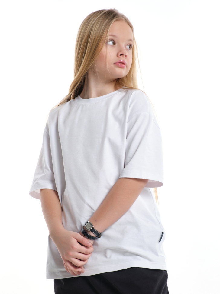 Футболка для мальчиков Mini Maxi, модель 6005, цвет белый - Футболки однотонные