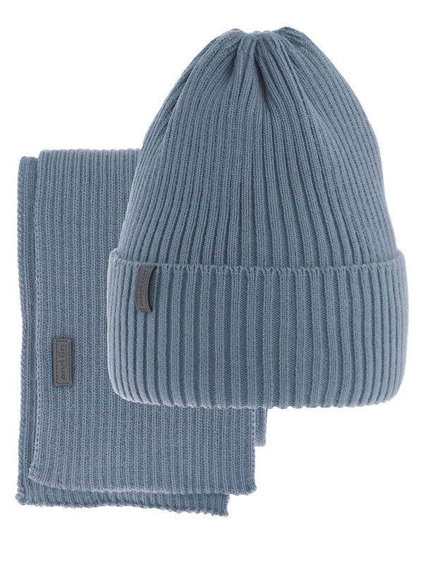 Комплект Теорема, Миалт туман, весна-осень - Комплект: шапочки и шарф