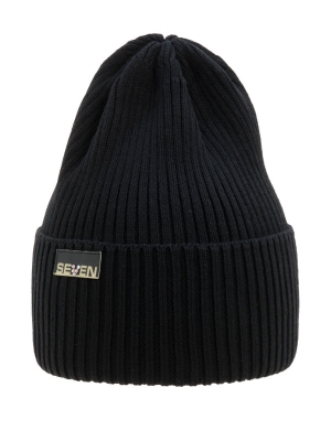 Шапка для девочки Севиль, Миалт черный, весна-осень