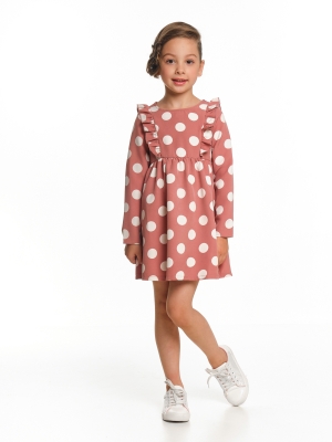 Платье для девочек Mini Maxi, модель 7041, цвет розовый/мультиколор