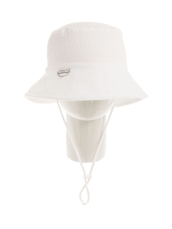 Панама для девочки ЛУИЗИАНА ПАНАМА, Миалт белый, лето - Панамки детские