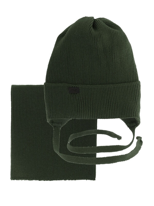 Комплект для девочки Дублин, Миалт темный-хаки, весна-осень - 