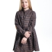 Платье для девочек Mini Maxi, модель 7863, цвет синий/горчичный/клетка