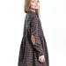 Платье для девочек Mini Maxi, модель 7863, цвет синий/горчичный/клетка
