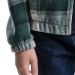 Куртка для мальчиков Mini Maxi, модель 7870, цвет зеленый/клетка