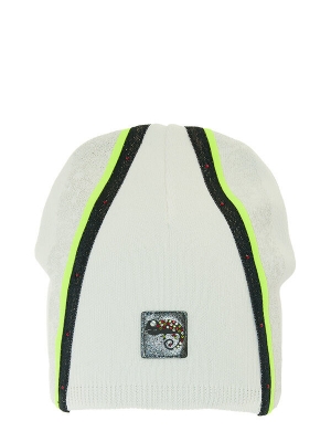 Шапка для девочки Хамелеон, Миалт белый, весна-осень