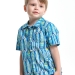 Рубашка для мальчиков Mini Maxi, модель 7928, цвет синий