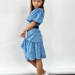 Платье для девочки нарядное БУШОН ST62, цвет голубой