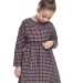 Платье для девочек Mini Maxi, модель 6820, цвет синий/бордовый/клетка