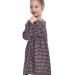 Платье для девочек Mini Maxi, модель 6820, цвет синий/бордовый/клетка