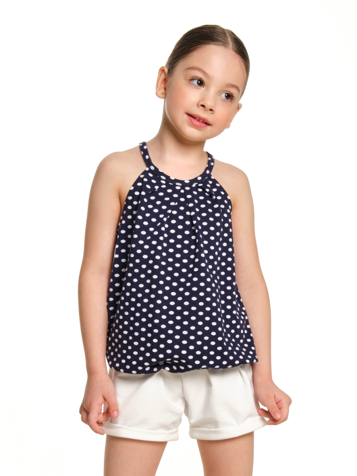 Футболка-топ для девочек Mini Maxi, модель 0802, цвет мультиколор - Майки и топы на лето