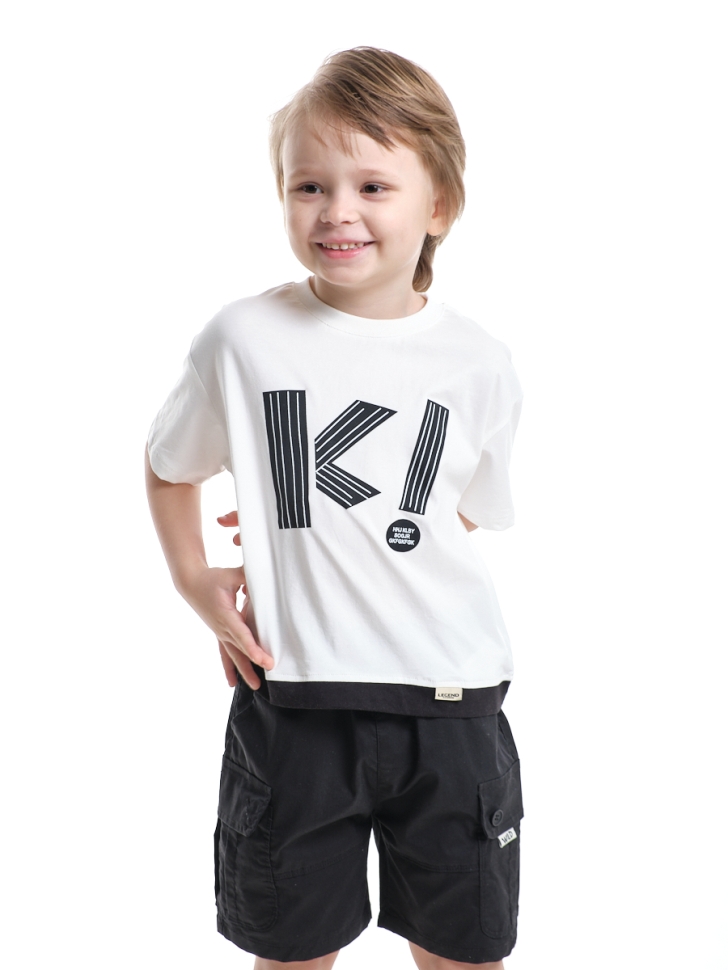 Футболка для мальчиков Mini Maxi, модель 3328921, цвет белый - Футболки для мальчиков