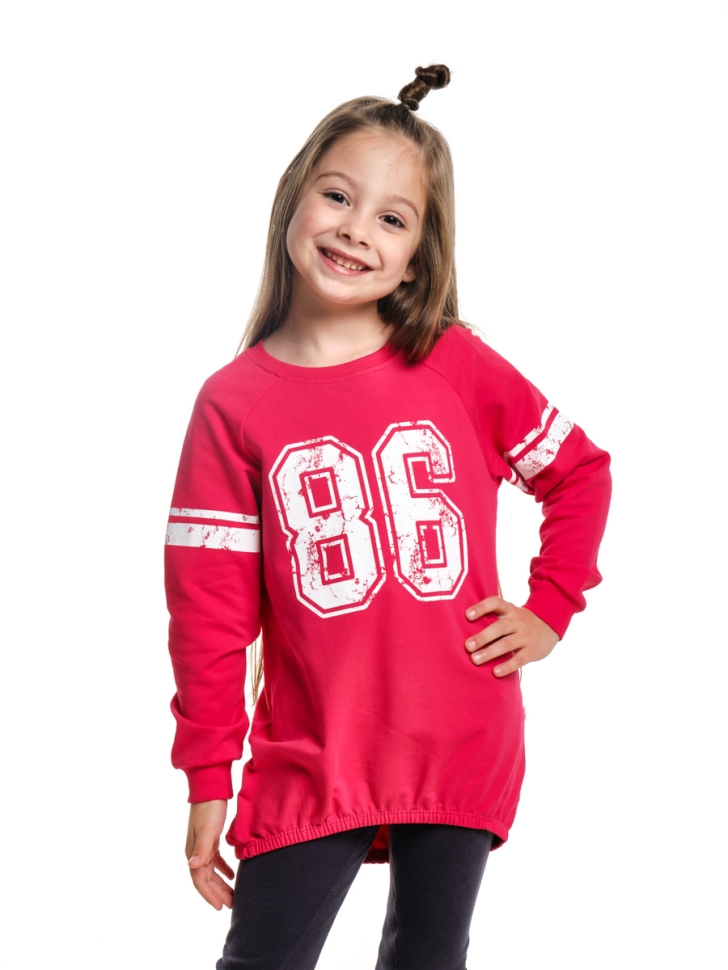Свитшот для девочек Mini Maxi, модель 0565, цвет малиновый - Свитшоты / джемпера