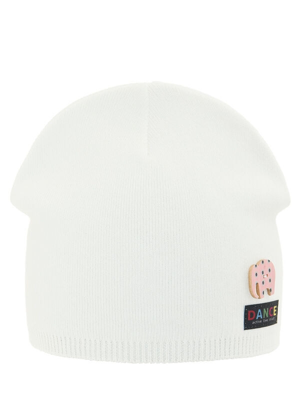 Шапка Фант-2, Миалт белый, весна-осень - Для девочек весна-осень