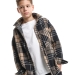 Рубашка для мальчиков Mini Maxi, модель 8074, цвет клетка
