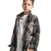 Рубашка для мальчиков Mini Maxi, модель 8074, цвет клетка