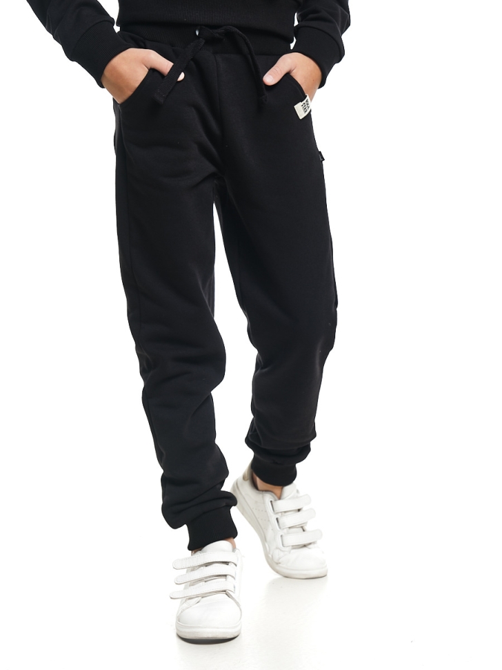 Брюки для мальчиков Mini Maxi, модель 0444, цвет черный - Брюки спортивные (джогеры)