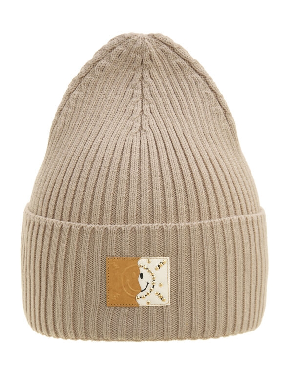 Шапка для девочки Солнечная, Миалт бежевый, весна-осень - Для девочек весна-осень