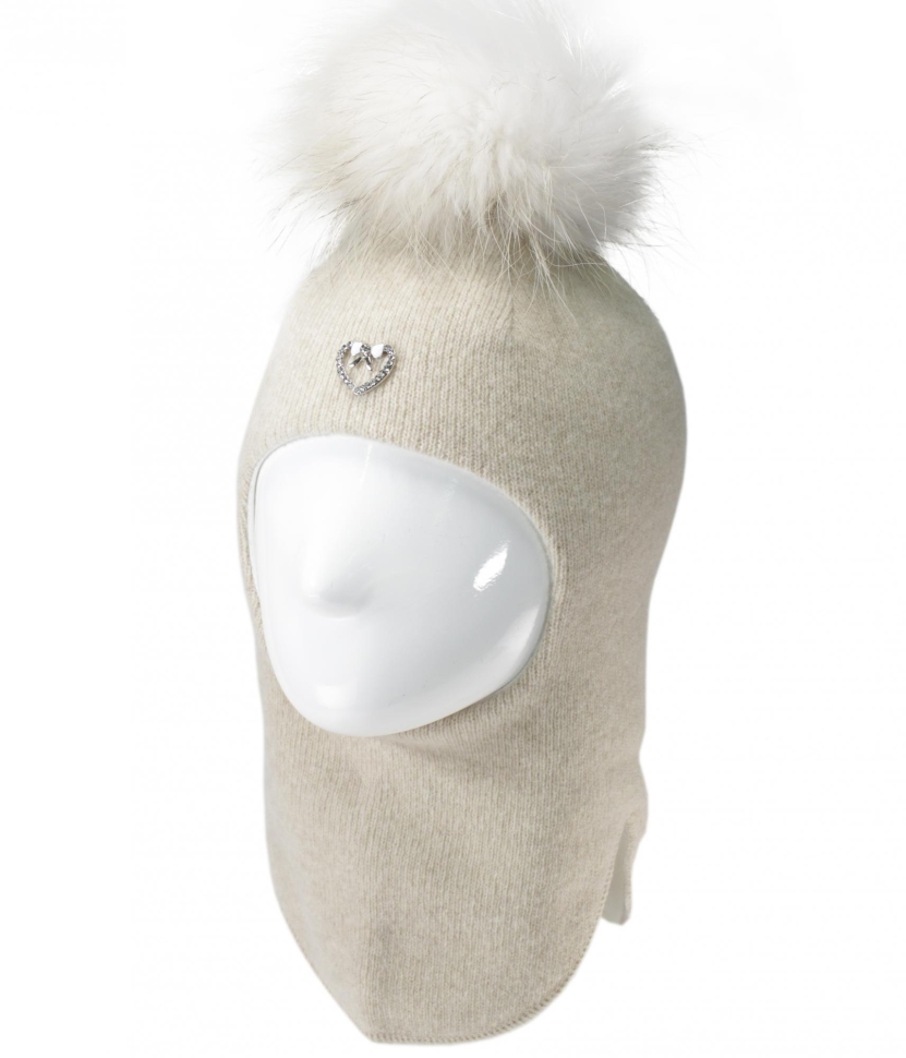 Шапка-шлем Лилика св.беж - Шапки-шлемы зима-осень