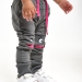 Брюки для девочек Mini Maxi, модель 2246, цвет графит/малиновый