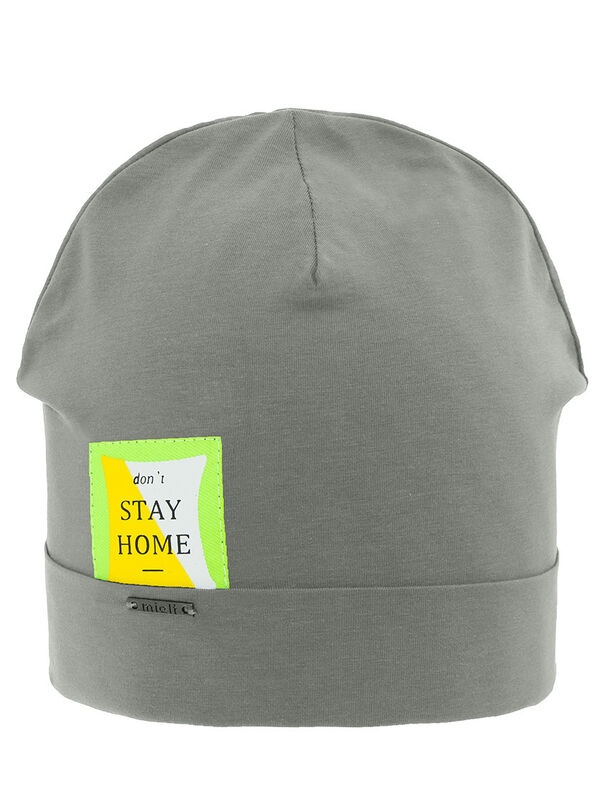 Шапка Home, Миалт серый, весна-осень-лето - Для девочек весна-осень