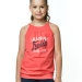 Футболка-топ для девочек Mini Maxi, модель 0791, цвет коралловый