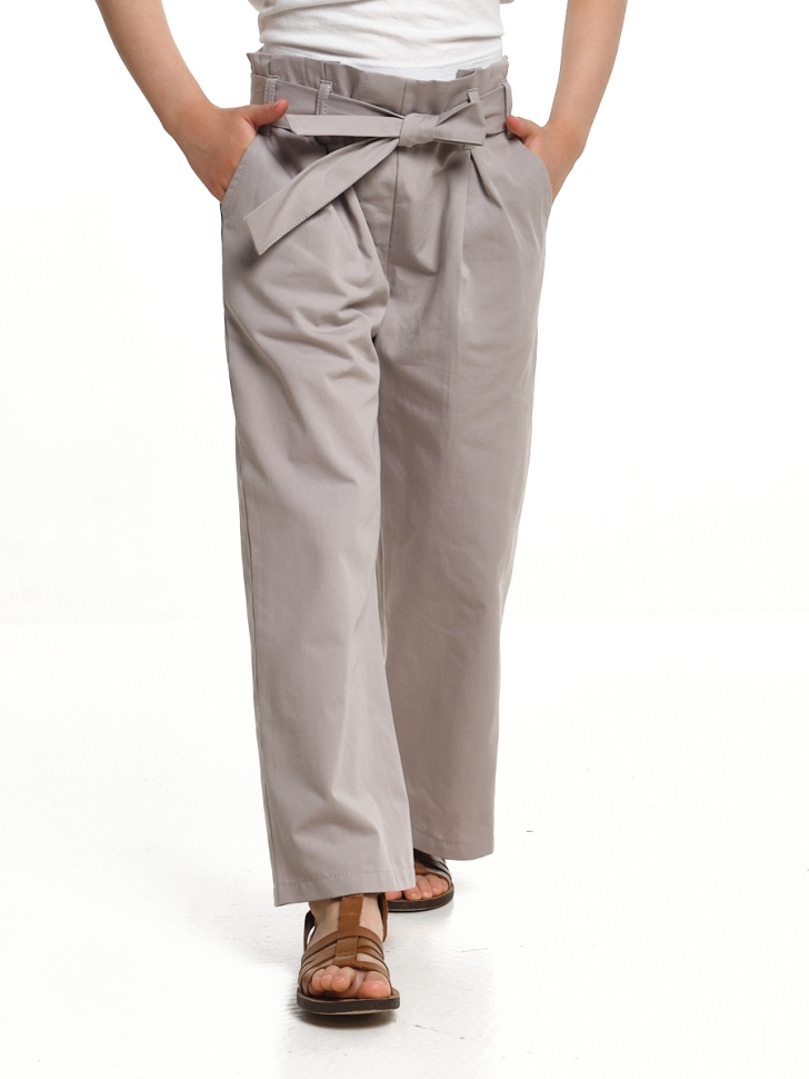 Брюки для девочек Mini Maxi, модель 7157, цвет серый - Брюки для девочек