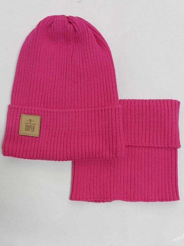 Комплект для мальчика Зачет, Миалт фуксия, весна-осень - Шапки весна-осень