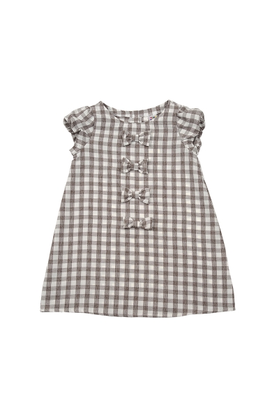Платье для девочек Mini Maxi, модель 2727, цвет коричневый - Платья для девочек с коротким рукавом