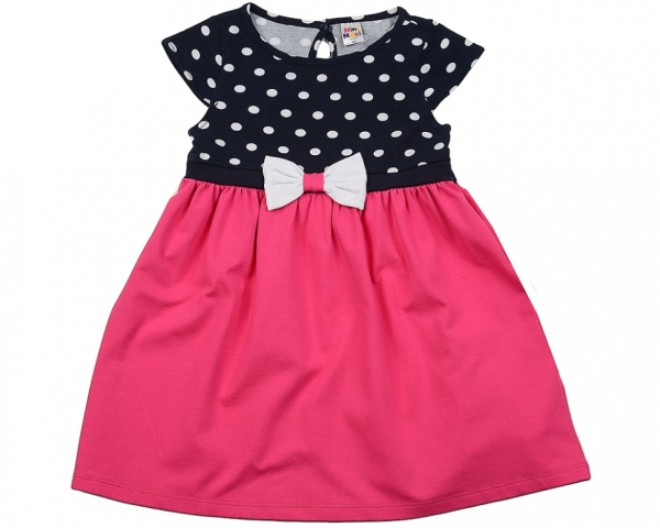 Платье для девочек Mini Maxi, модель 1401, цвет малиновый - Платья для девочек с коротким рукавом
