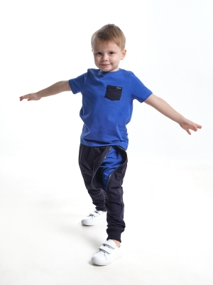 Комплект одежды для мальчиков Mini Maxi, модель 4086/4087, цвет синий/синий