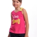 Футболка-топ для девочек Mini Maxi, модель 0734, цвет малиновый