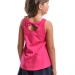 Футболка-топ для девочек Mini Maxi, модель 0734, цвет малиновый