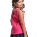 Футболка-топ для девочек Mini Maxi, модель 0734, цвет малиновый