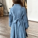 Платье для девочки школьное БУШОН ST73, цвет джинс