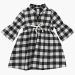 Платье для девочек Mini Maxi, модель 6268, цвет черный/белый/мультиколор