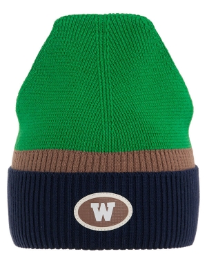 Шапка для мальчика Блэйд, Миалт темно-зеленый/темно-синий/коричневый, весна-осень