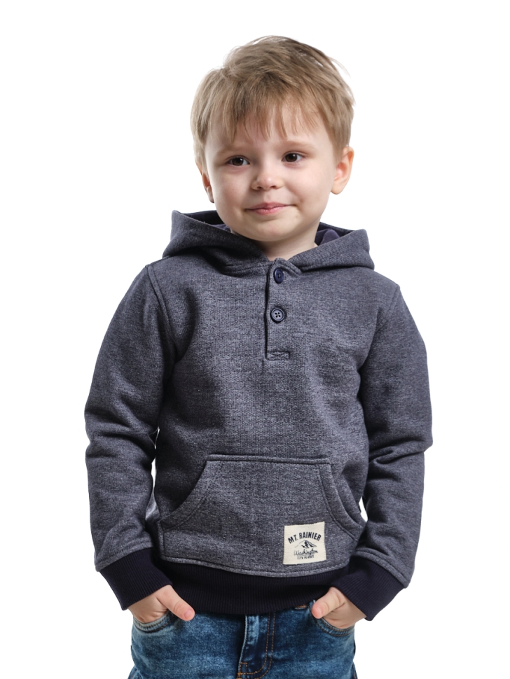 Джемпер для мальчиков Mini Maxi, модель 0940, цвет синий - Худи, толстовки с капюшоном