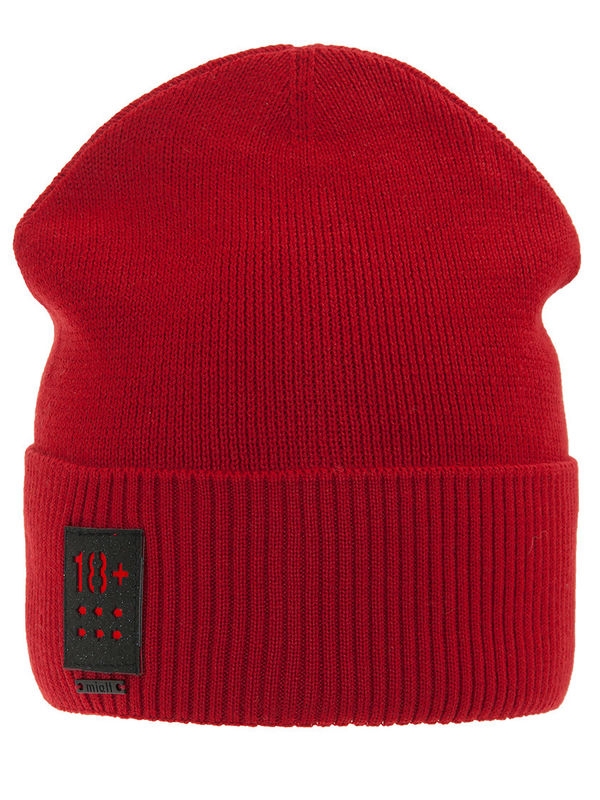 Шапка 18+, Миалт красный, весна-осень - Для девочек весна-осень